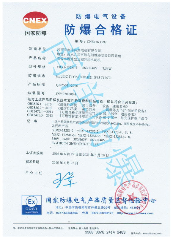 粉塵防爆電機的防爆等級都有哪些？